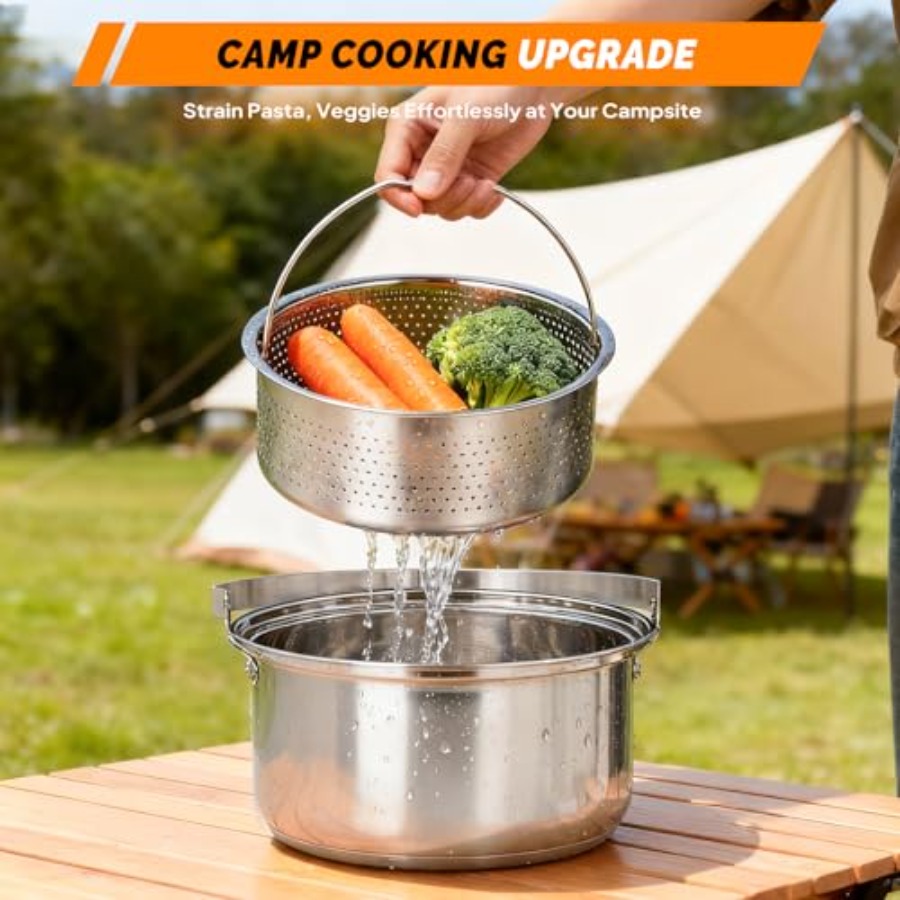 Camping Cookware Set Lightweig - Nesting Camping Cooking Set avis et prix