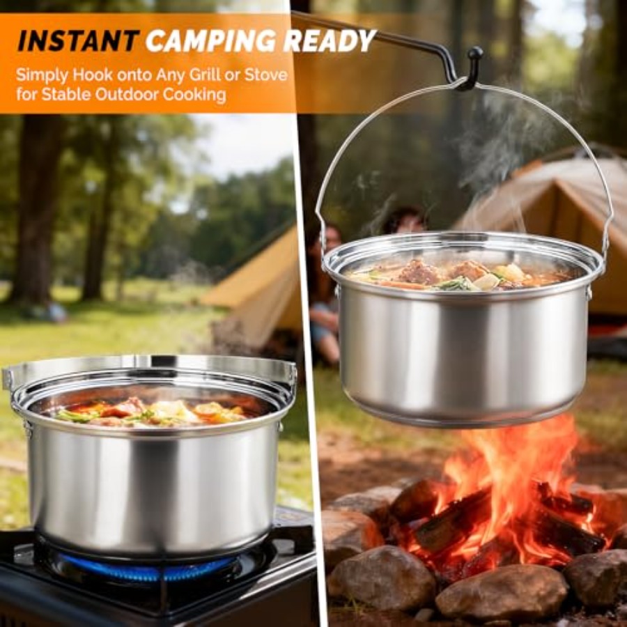 Camping Cookware Set Lightweig - Nesting Camping Cooking Set avis et prix