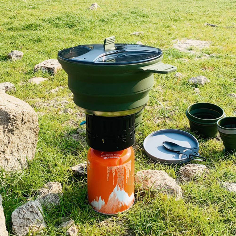 2.5L Silicone Folding Kettle C - Camping Cooking Ware avis et prix