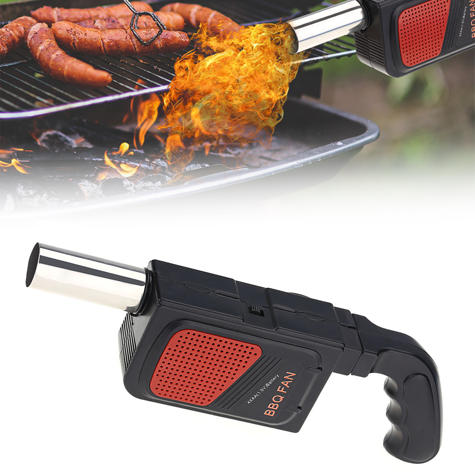 Handheld Electric BBQ Fan Air  - Camping Cooking Kitchen avis et prix