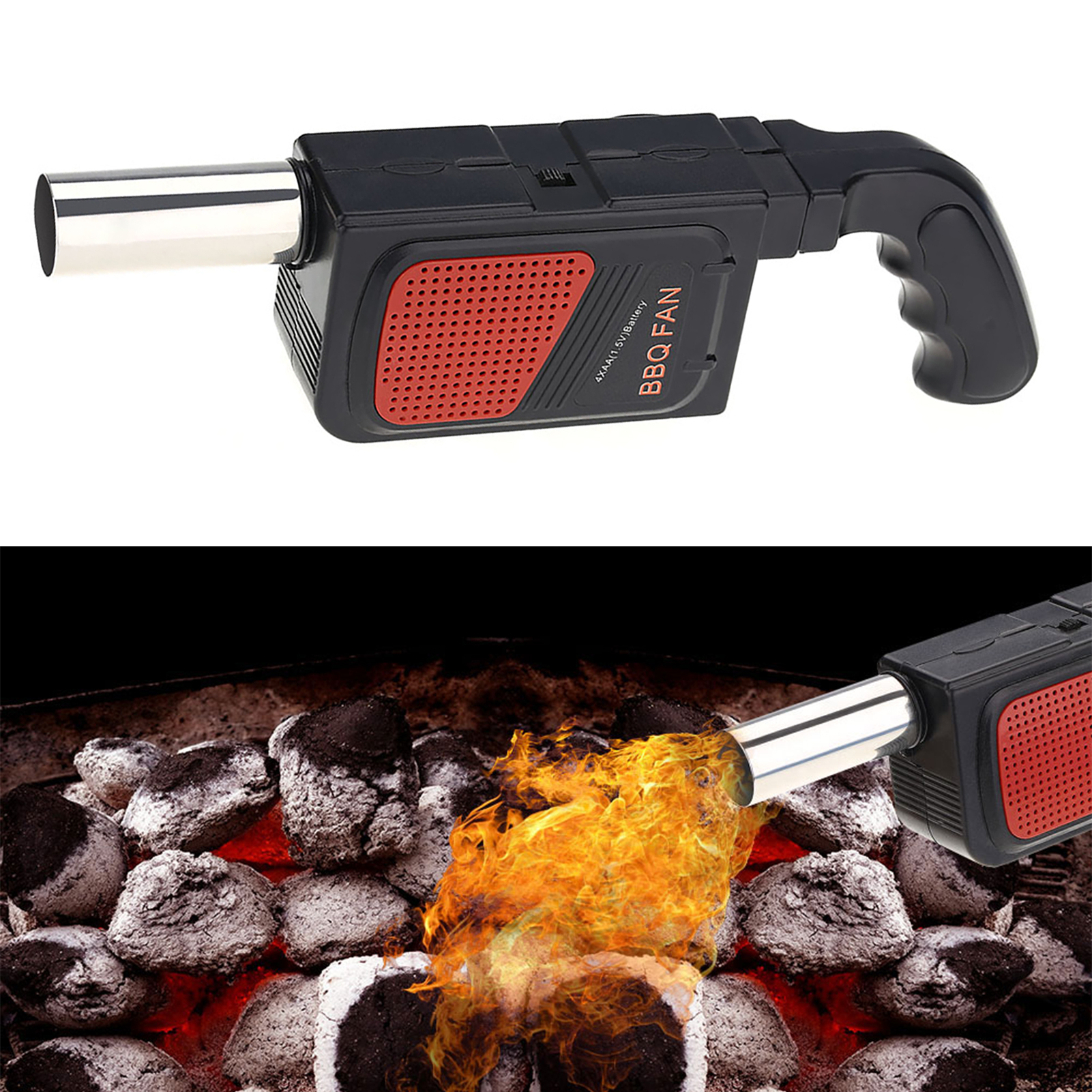 Handheld Electric BBQ Fan Air  - Camping Cooking Kitchen avis et prix