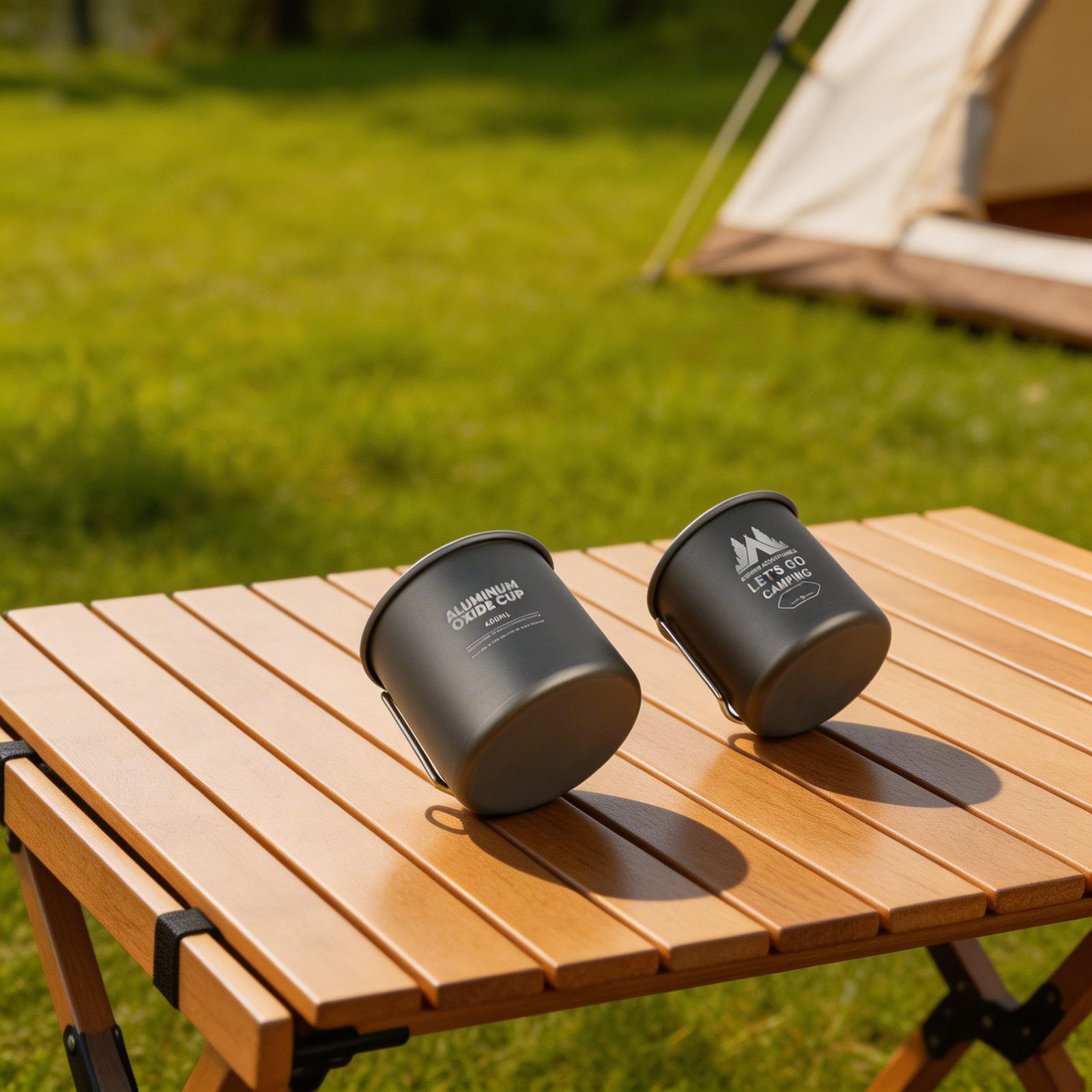 Aluminum Alloy Camping Mug Set - Nesting Camping Cooking Set avis et prix