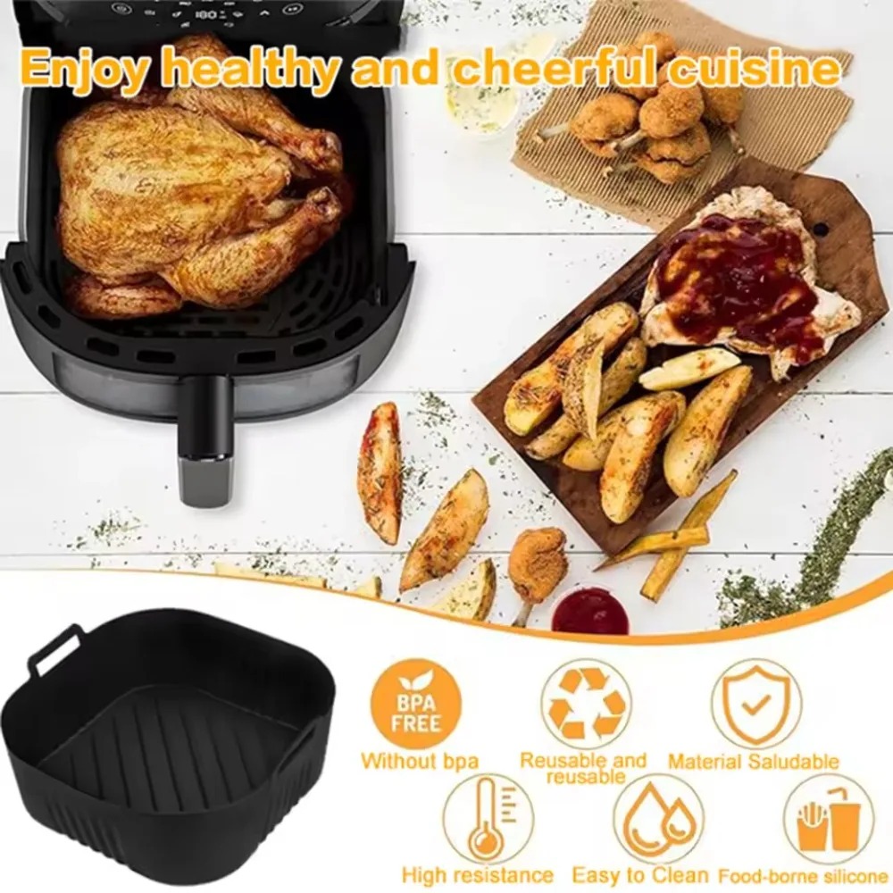 Silicone Air Fryer Mold Oil Fi - Camping Cooking Mat avis et prix