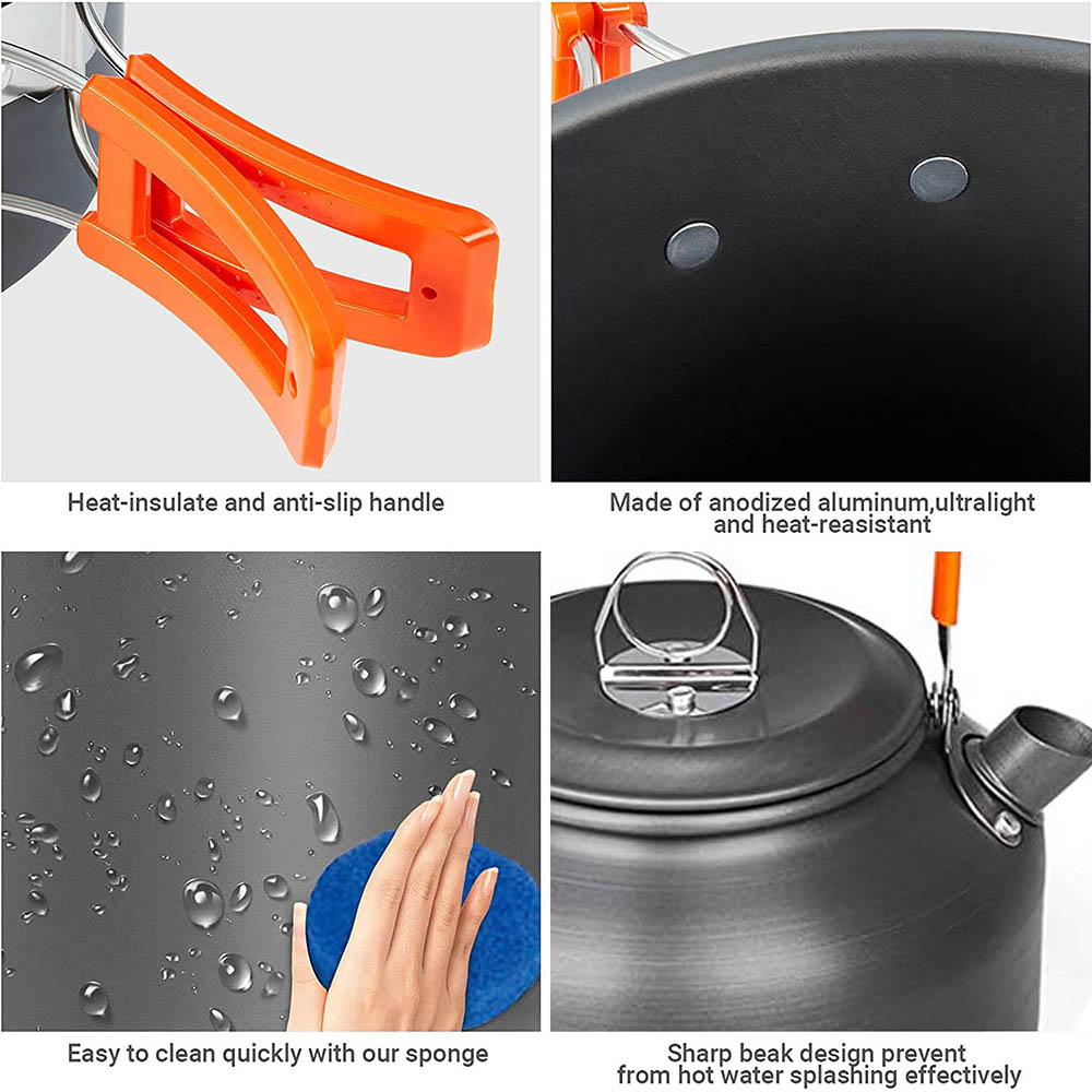 1pcs/1set Camping Cookware Kit - Camping Cooking Pot Set avis et prix