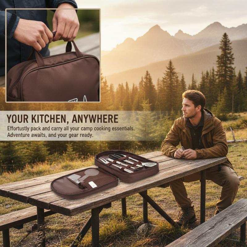 Outdoor Cooking Bag Camping St - Camping Cooking Utensil Bag avis et prix