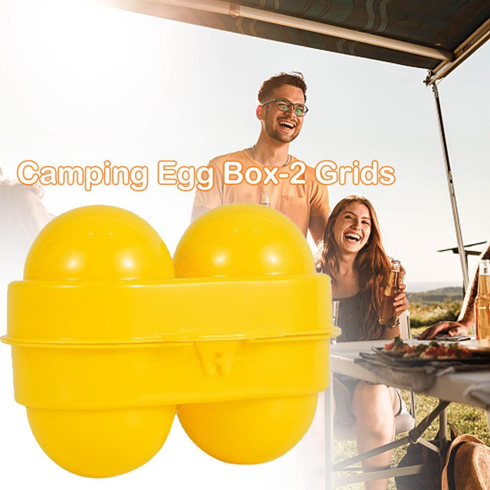 2 Grid Egg Storage Box Contain - Camping Cooking Range avis et prix