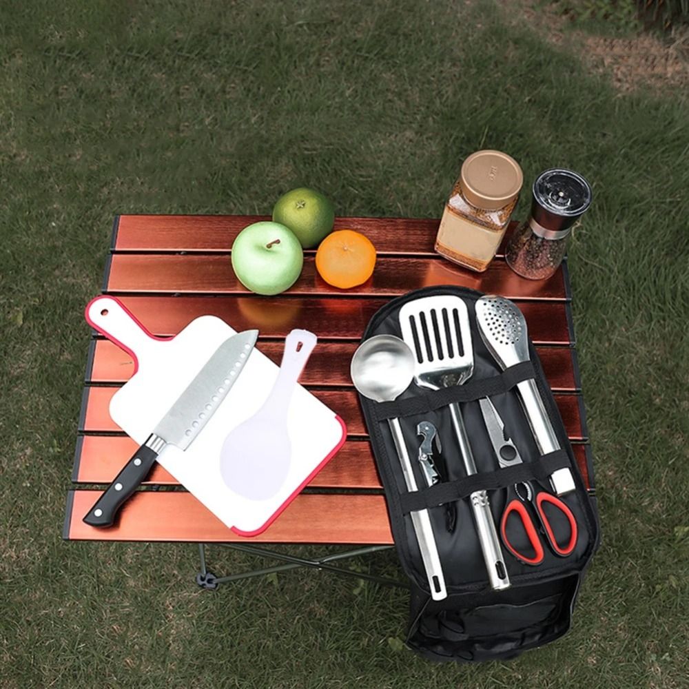 2024 Picnic Utensil Set Storag - Camping Cooking Utensil Bag avis et prix