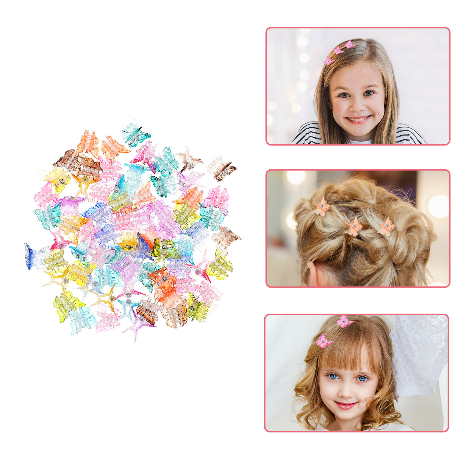 80Pcs Lovely Hair Clips Durabl - Camping Cooking Materials avis et prix