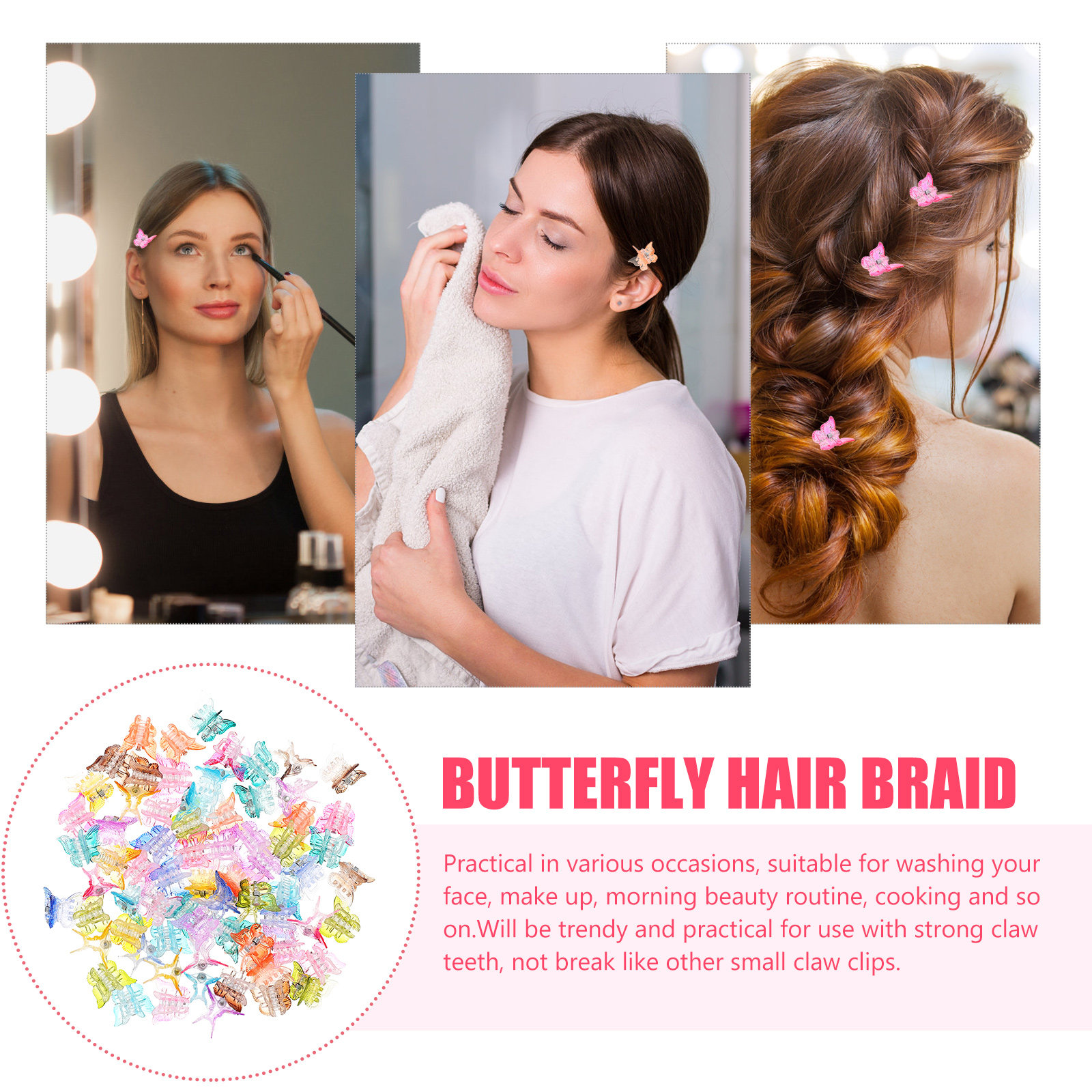 80Pcs Lovely Hair Clips Durabl - Camping Cooking Materials avis et prix
