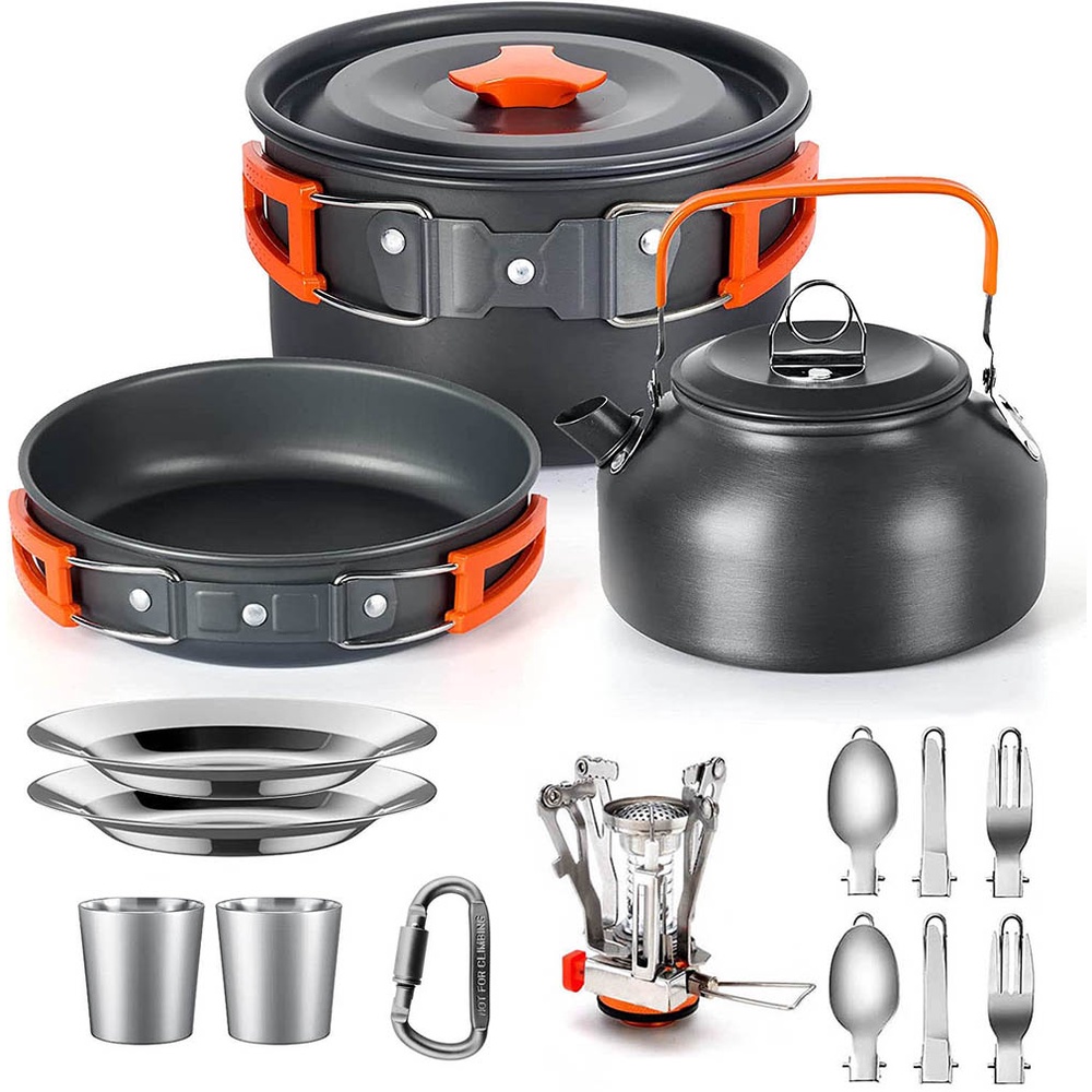 Outdoor camping cooking set al - Camping Cooking Materials avis et prix