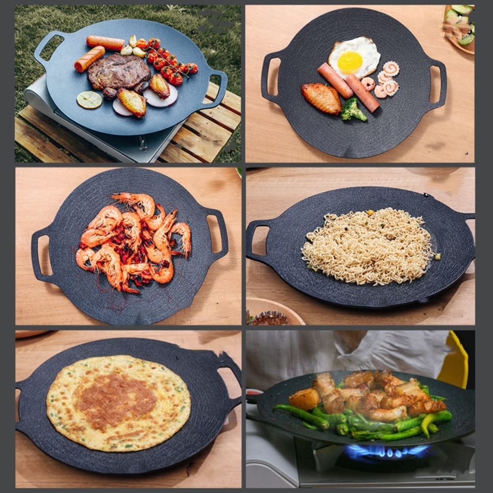 1pc Korean BBQ grill pan Medic - Camping Cooking Range avis et prix