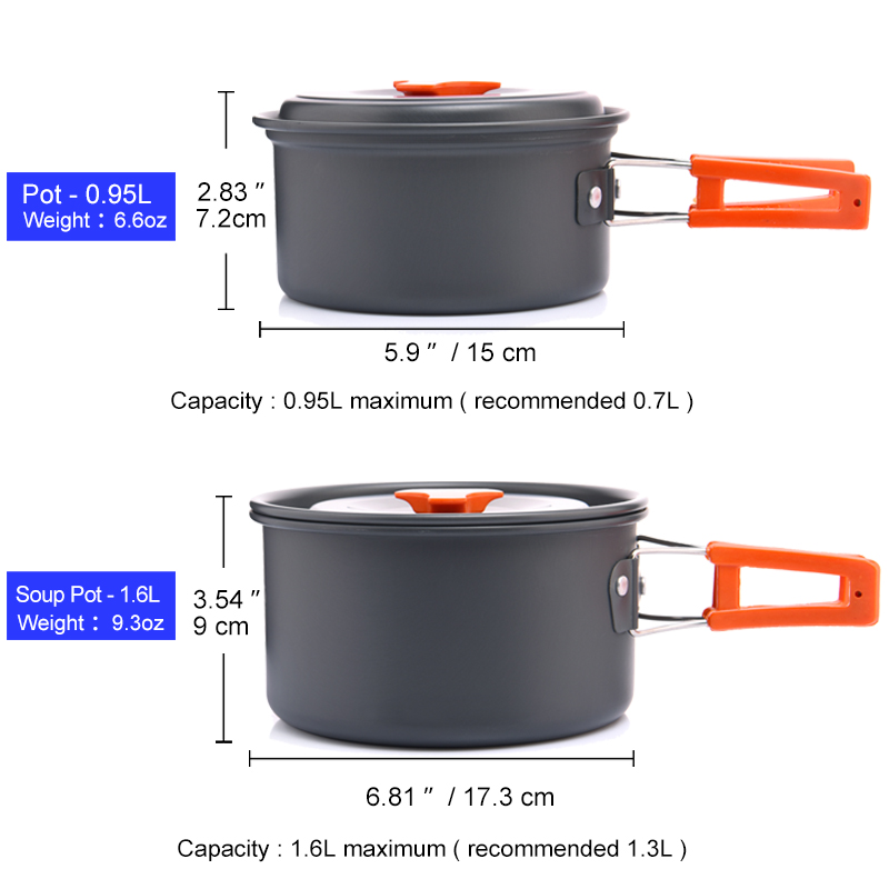 Widesea Camping Outdoor Cookwa - Camping Cooking Pot Set avis et prix