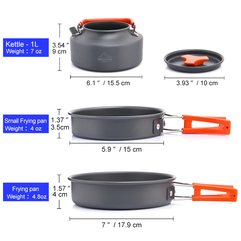 Widesea Camping Outdoor Cookwa - Camping Cooking Pot Set avis et prix