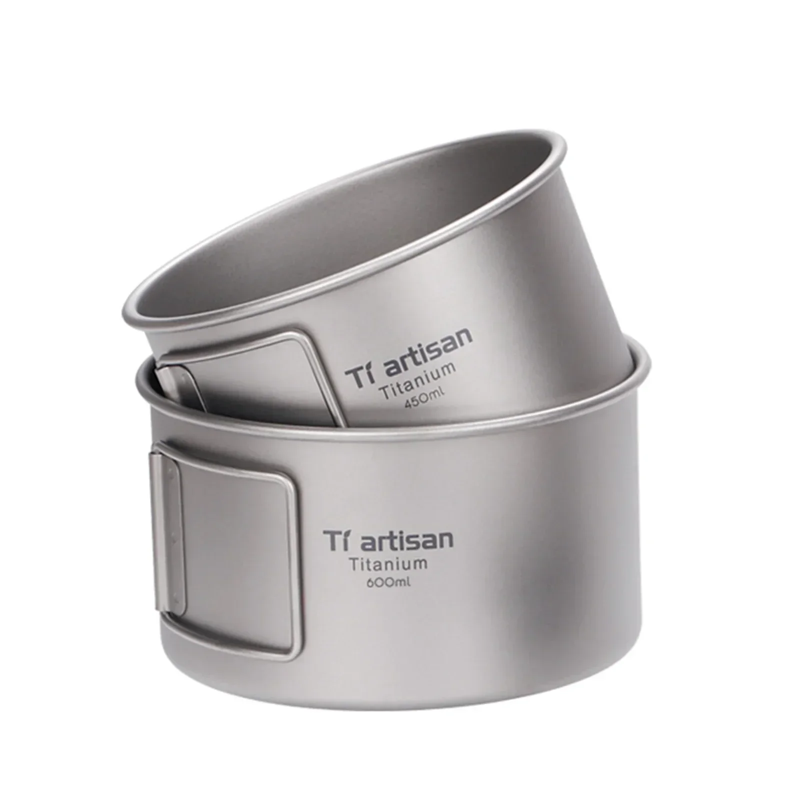 Titanium Bowl With Folding Han - Camping Cooking Container avis et prix