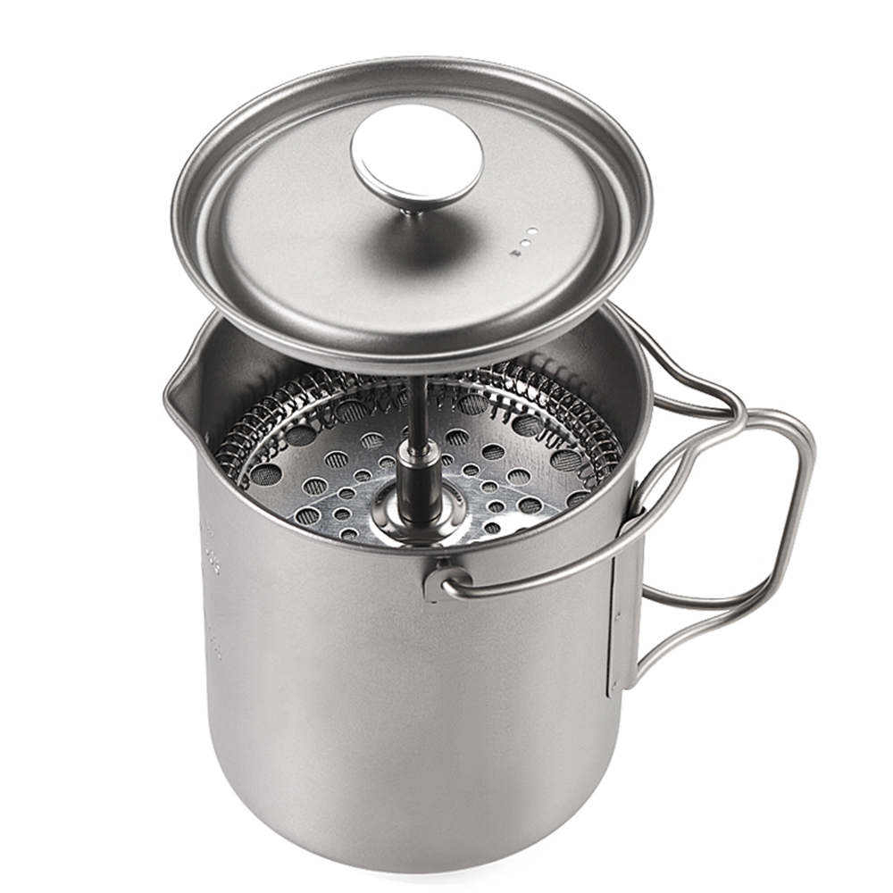 Lixada 750ml Titanium Coffee C - Camping Cooking Ware avis et prix