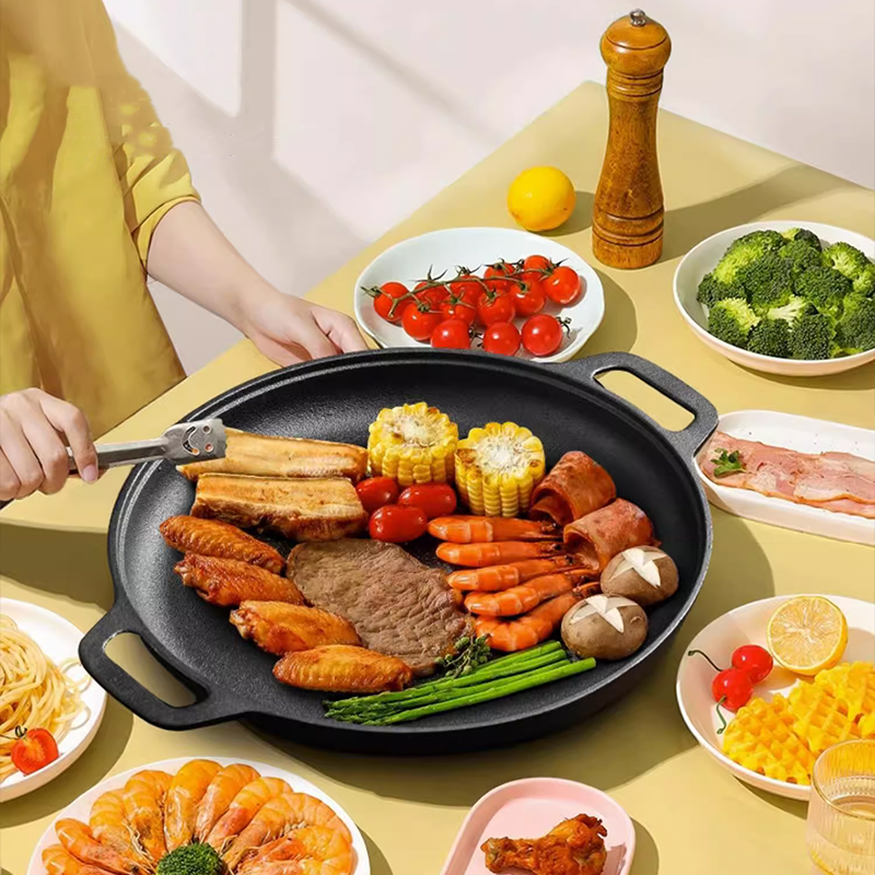 Lightweight Cast Iron Skillet  - Camping Cooking Range avis et prix