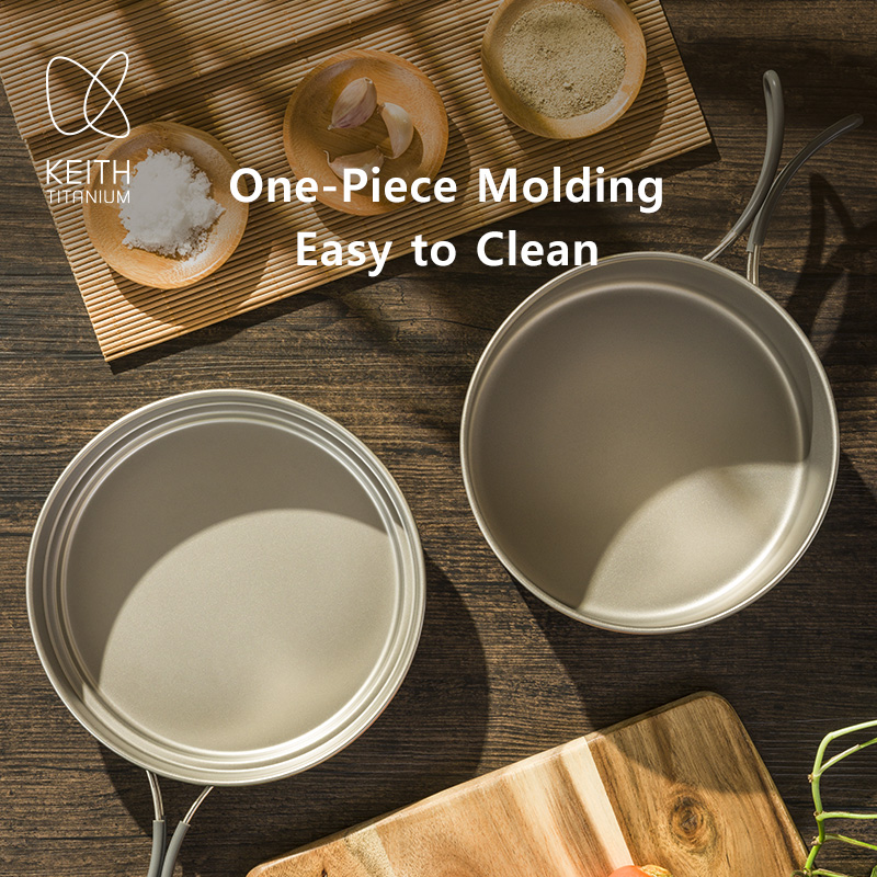 Keith Titanium Pot Set Outdoor - Nesting Camping Cooking Set avis et prix