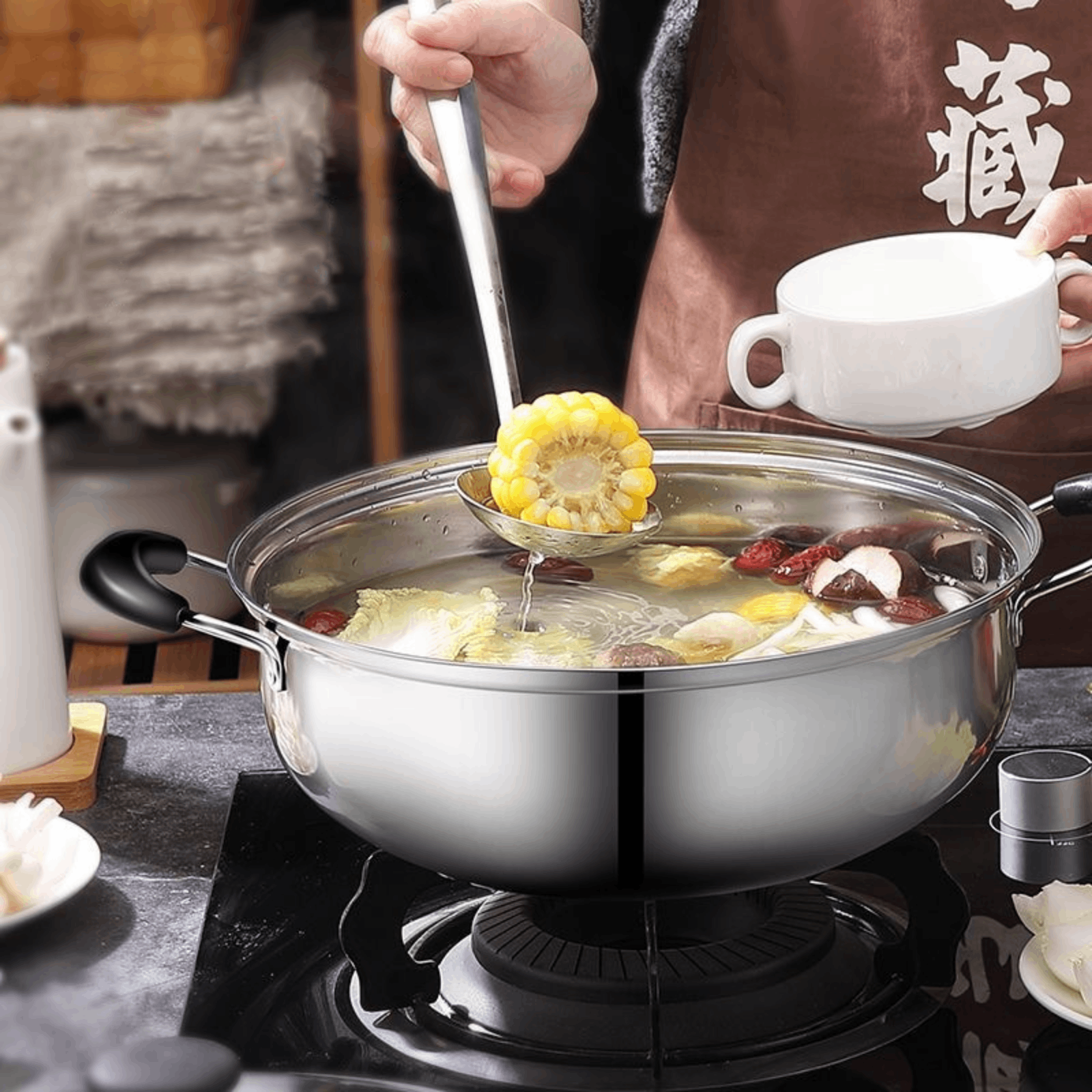Chinese Shabu Shabu Pot Cookin - Camping Cooking Kitchen avis et prix