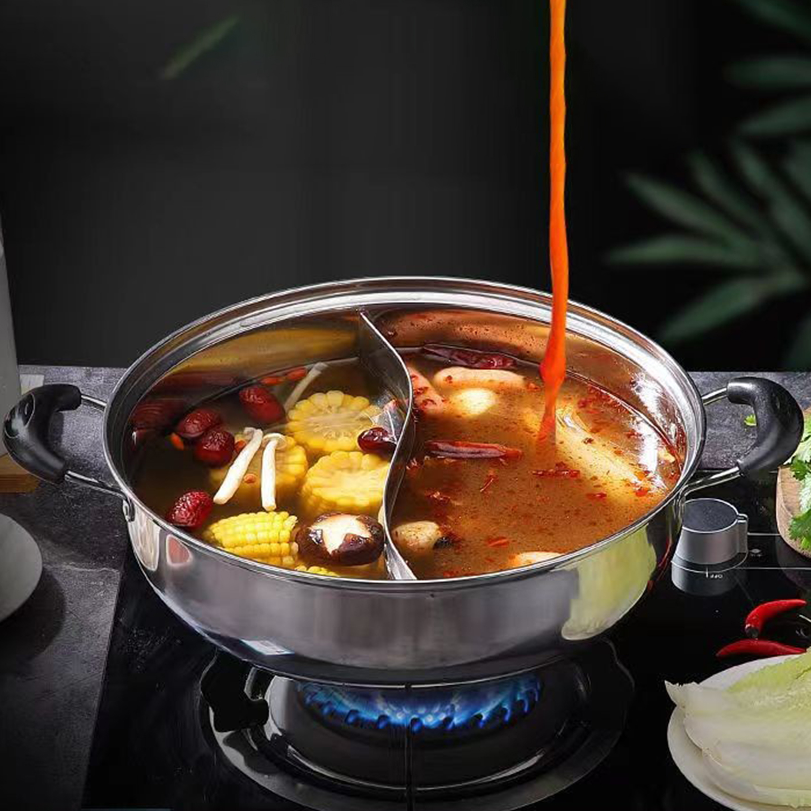 Chinese Shabu Shabu Pot Cookin - Camping Cooking Kitchen avis et prix