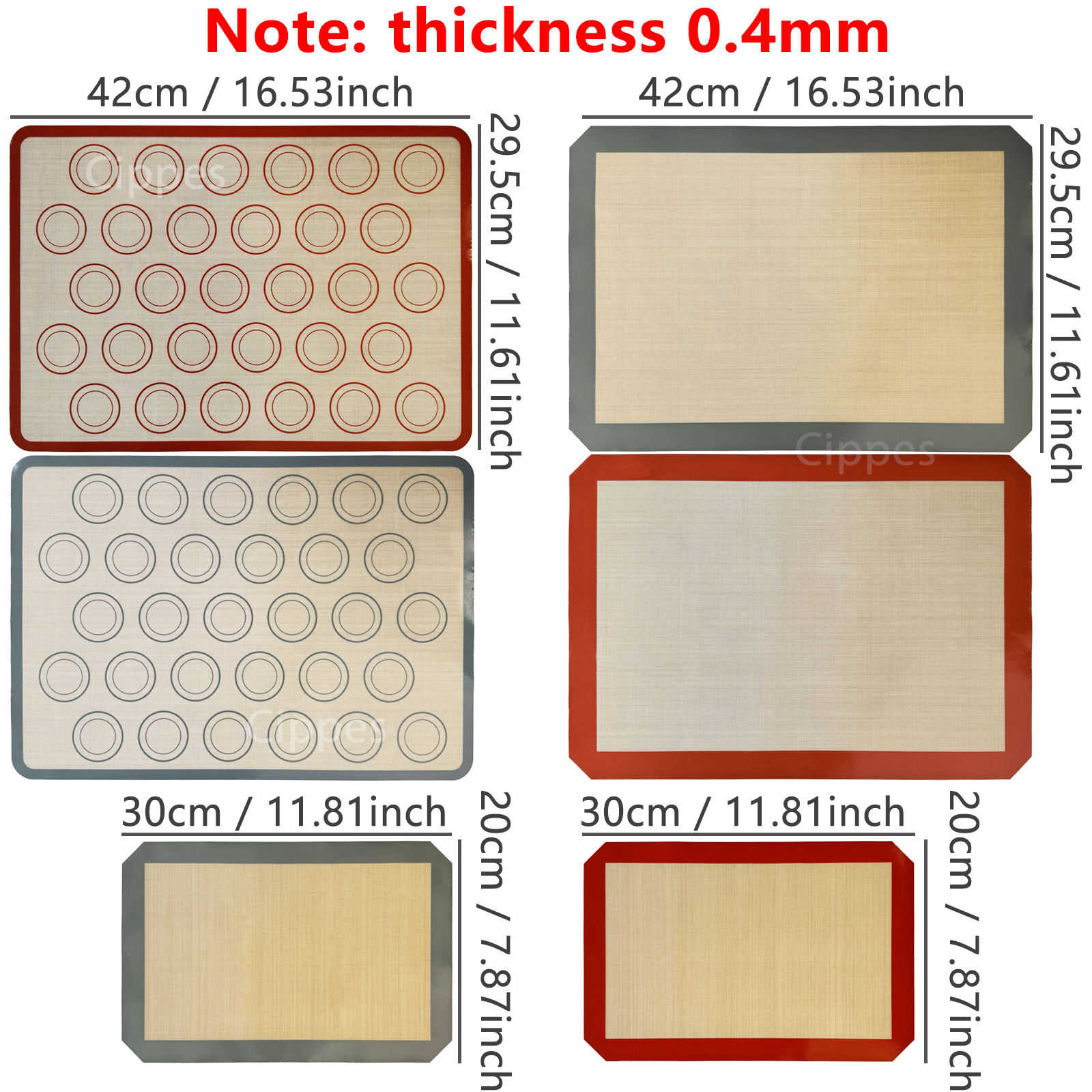 1PC Silicone Baking Mat for Ov - Camping Cooking Mat avis et prix