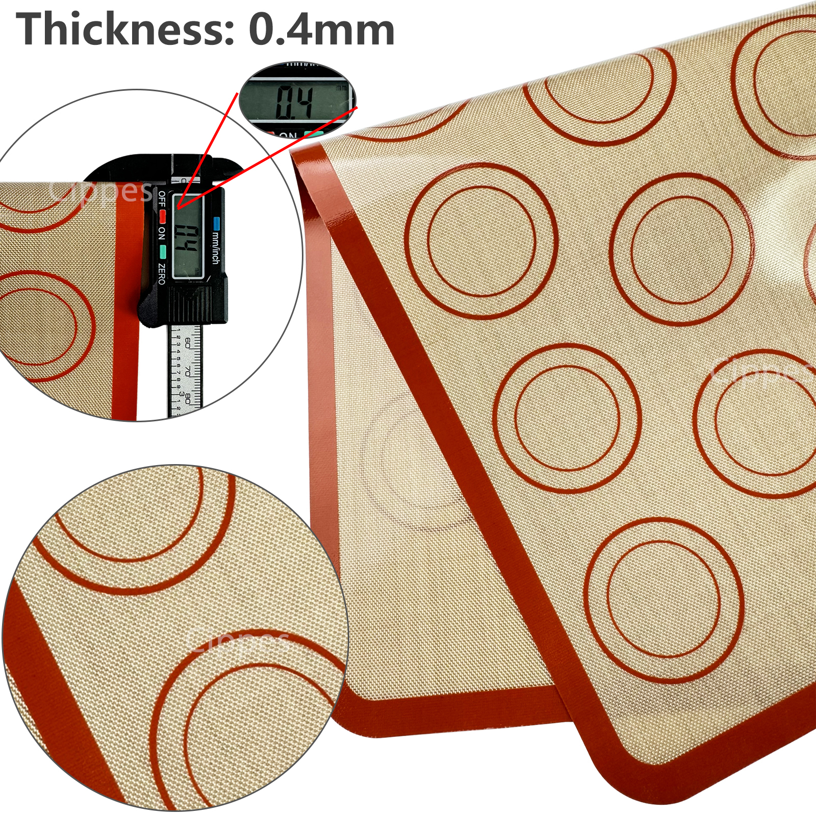 1PC Silicone Baking Mat for Ov - Camping Cooking Mat avis et prix