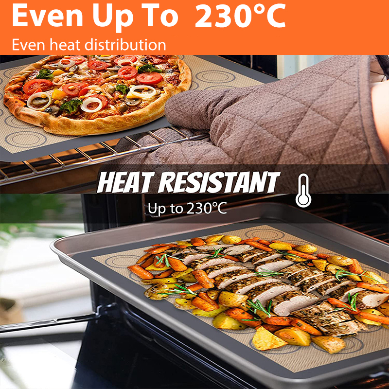 1PC Silicone Baking Mat for Ov - Camping Cooking Mat avis et prix