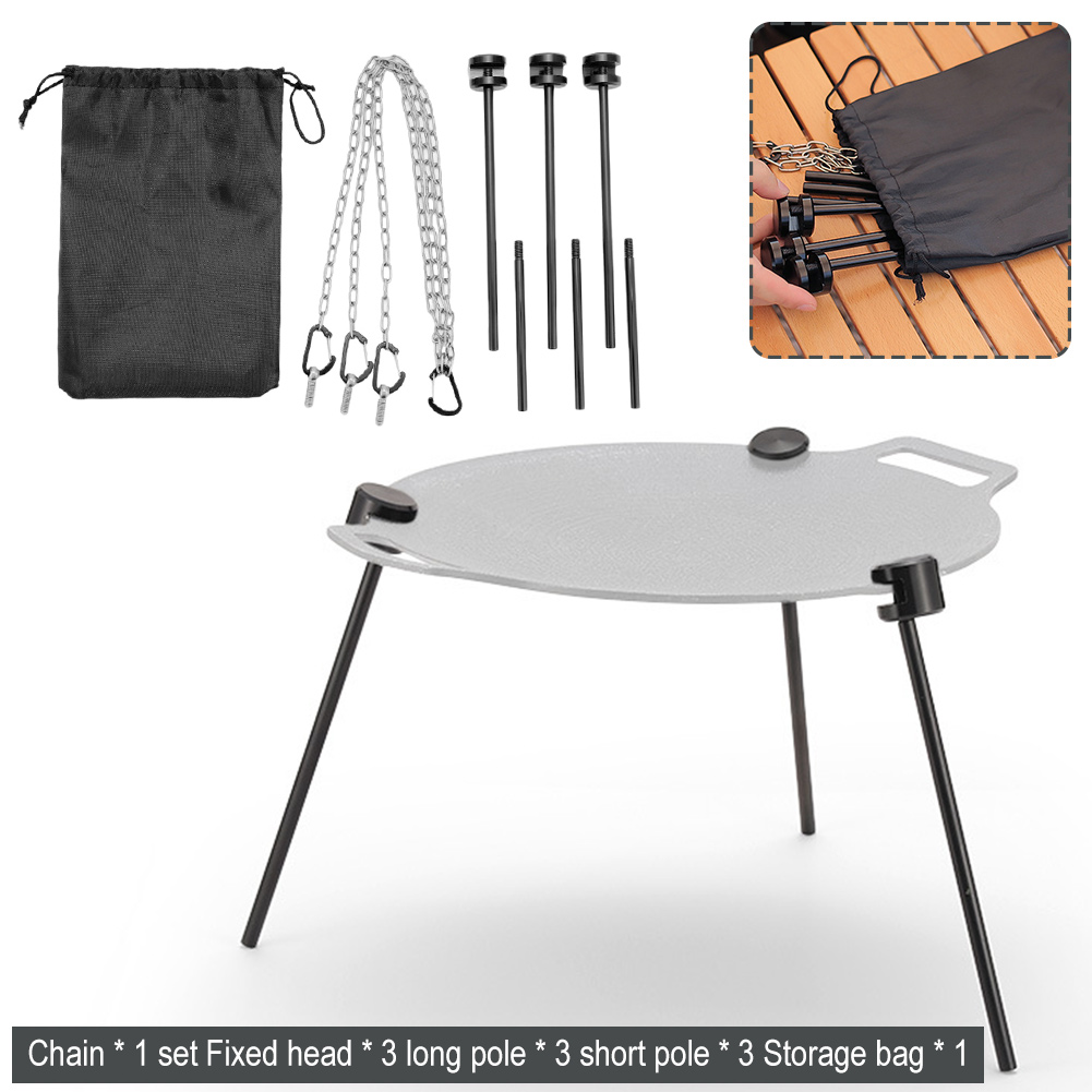 Barbecue Tray Support Adjustab - Camping Cooking Range avis et prix