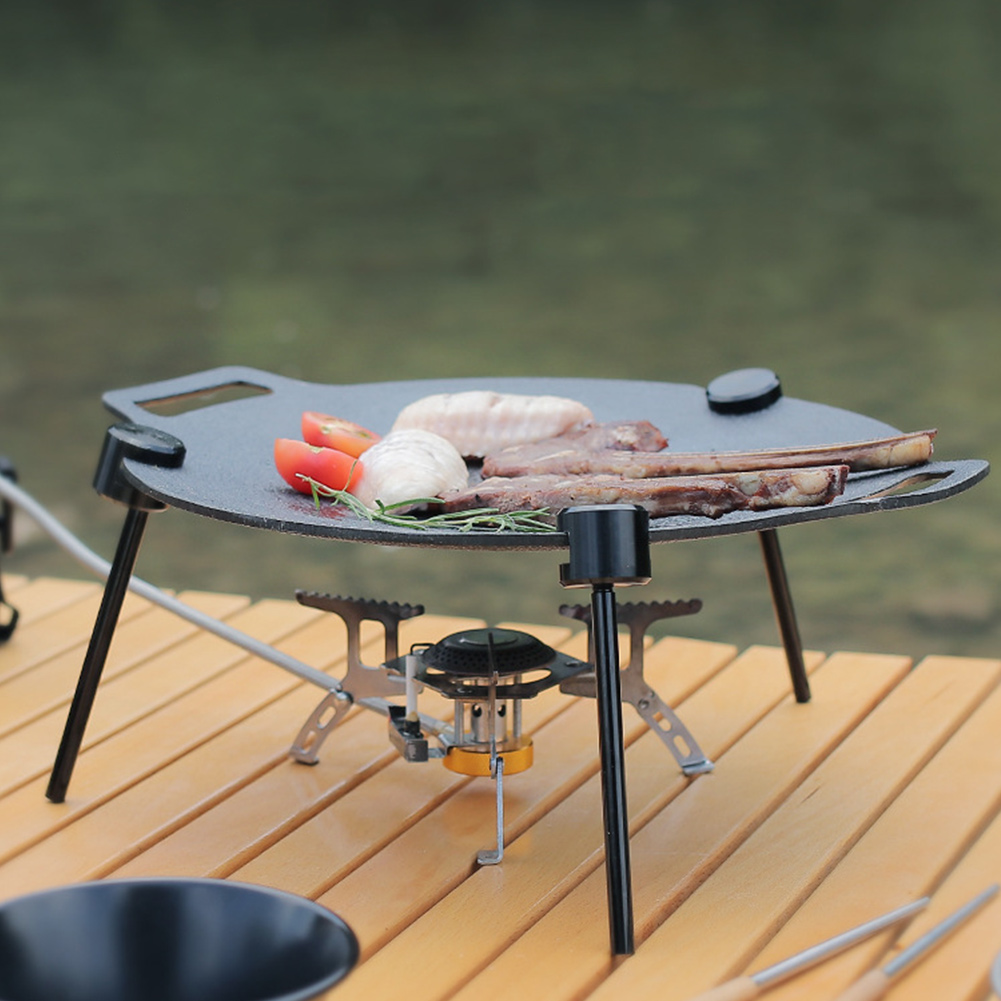 Barbecue Tray Support Adjustab - Camping Cooking Range avis et prix
