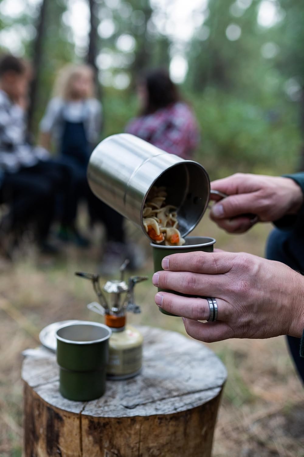 Stainless Steel Camping Cookwa - Nesting Camping Cooking Set avis et prix