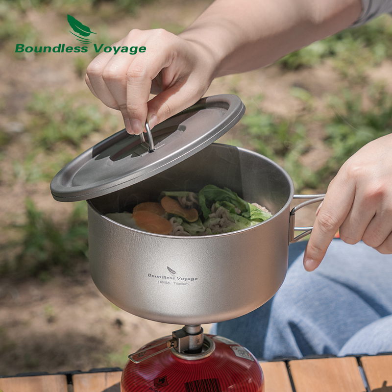 Boundless Voyage Titanium Camp - Camping Cooking Ware avis et prix