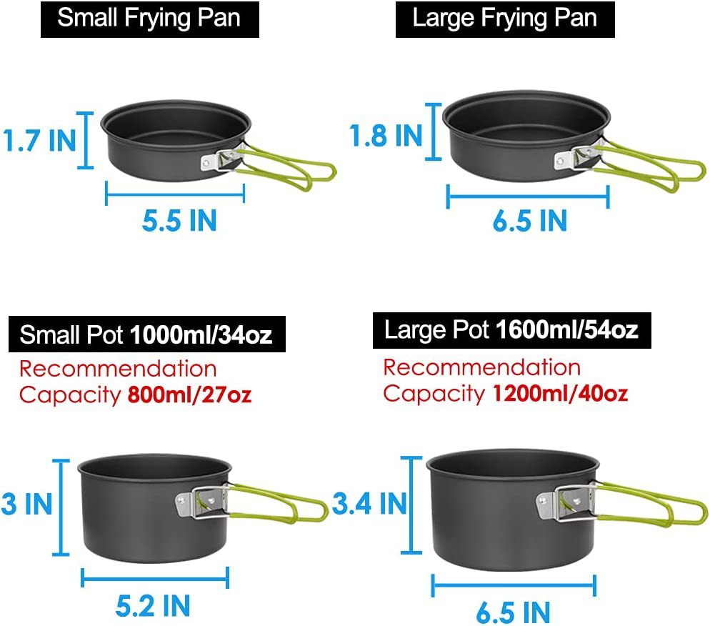 Outdoor cooking pot camping ut - Camping Cooking Materials avis et prix