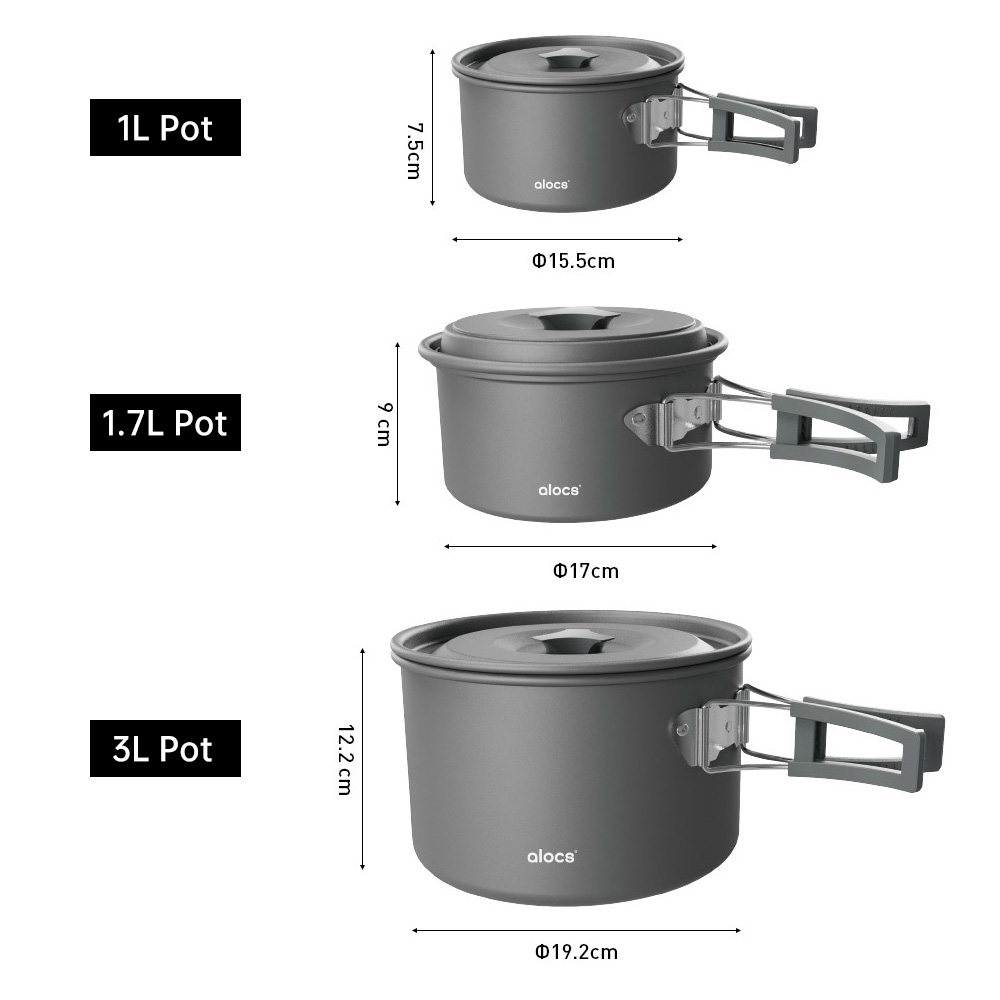 Camping Cooking Pot Aluminum A - Camping Cooking Ware avis et prix