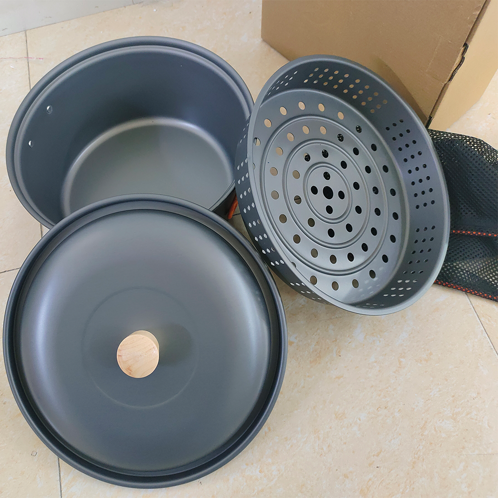 7.5L outdoor cooking pot set w - Camping Cooking Materials avis et prix