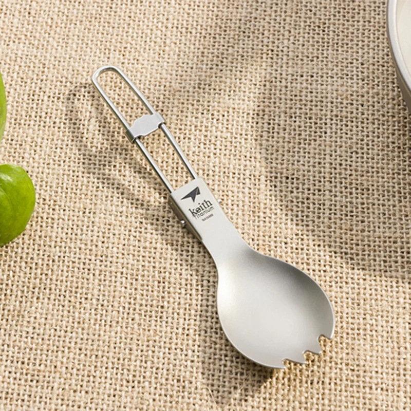 Keith Titanium Spork Foldable  - Camping Cooking Ware avis et prix