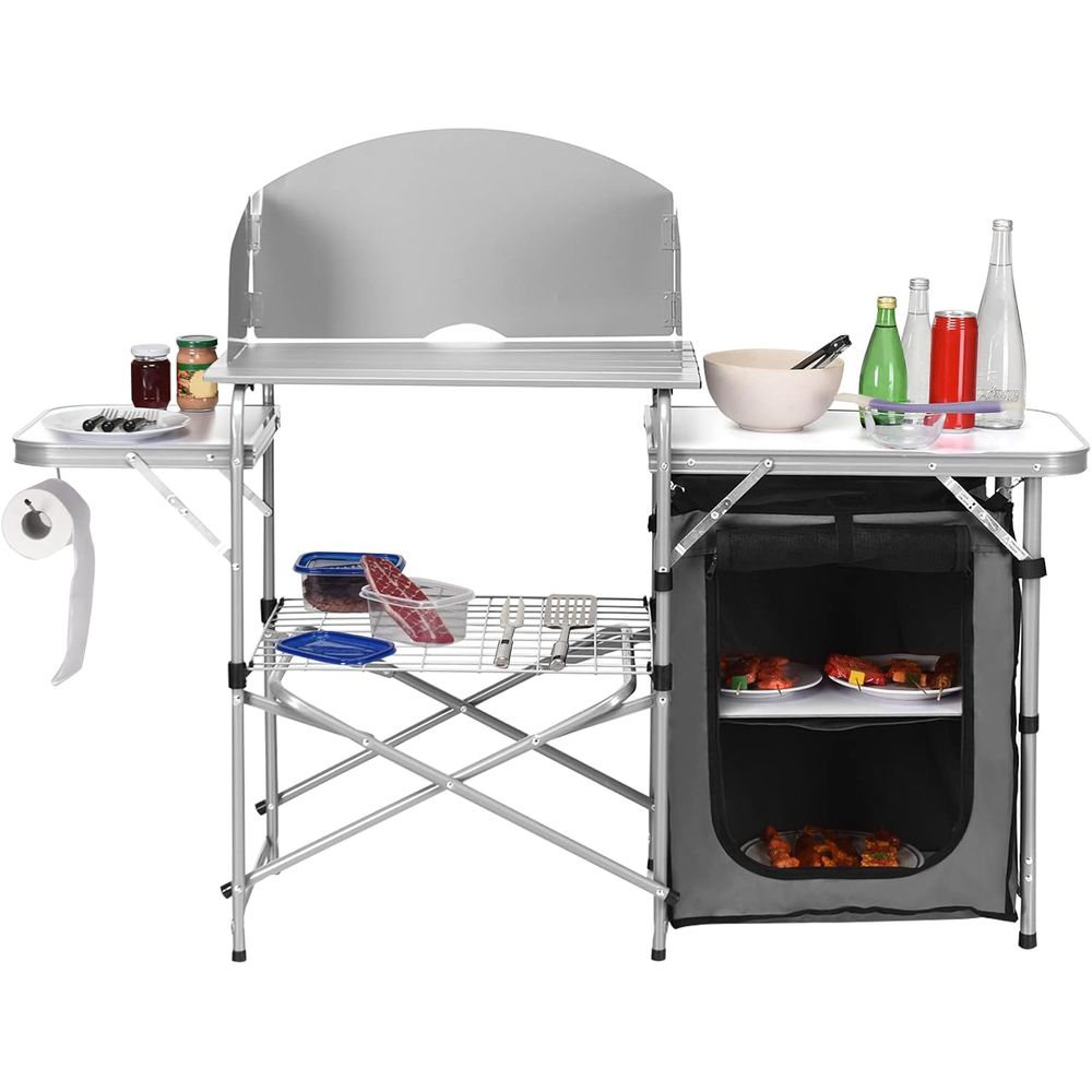 Camping Kitchen Table, Portabl - Camping Cooking avis et prix