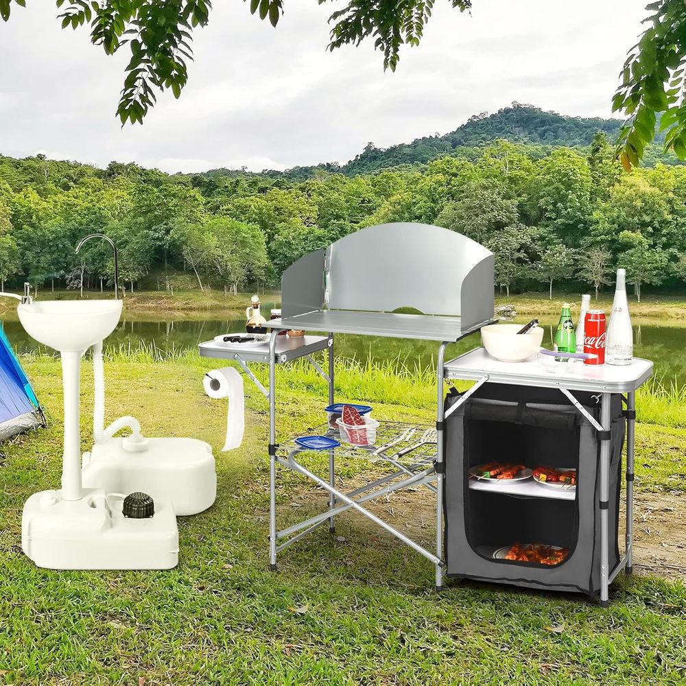 Camping Kitchen Table, Portabl - Camping Cooking avis et prix