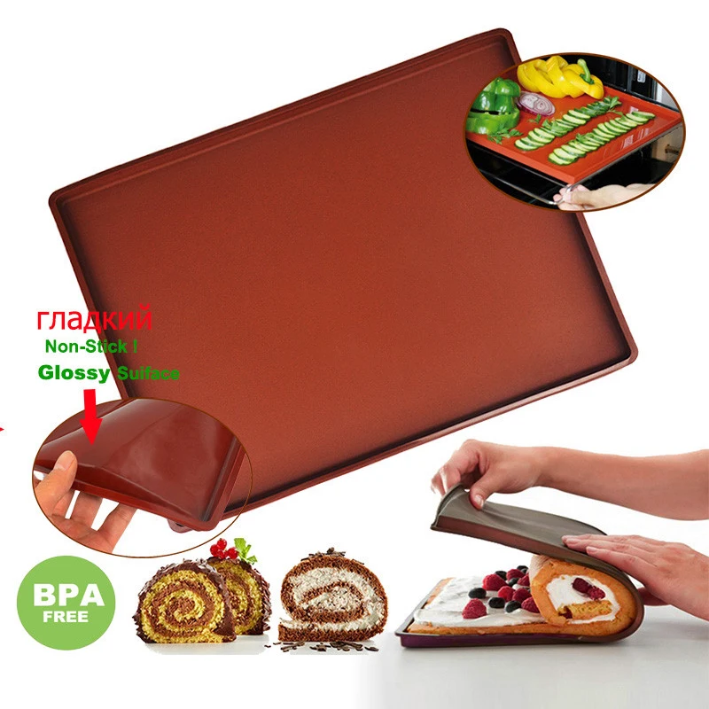 Silicone Baking Mat Cake Roll  - Camping Cooking Mat avis et prix
