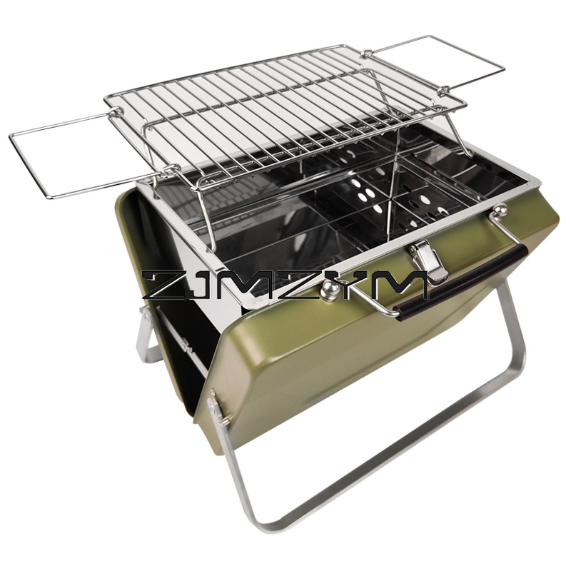 Foldable Barbecue Grill Adjust - Camping Cooking Range avis et prix