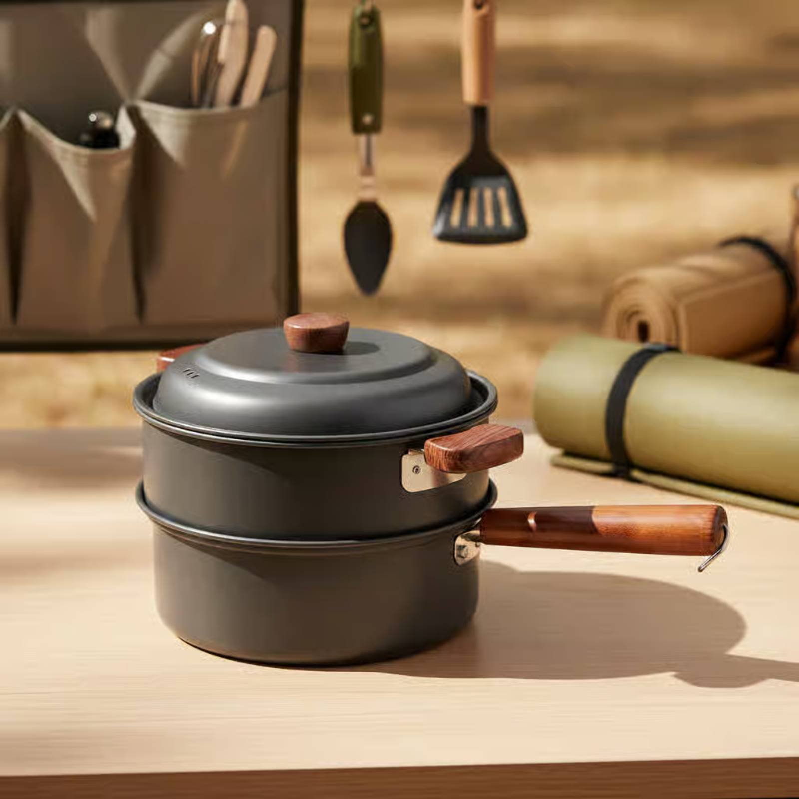 3 L 3L Outdoor Cooking Pot Lig - Nesting Camping Cooking Set avis et prix