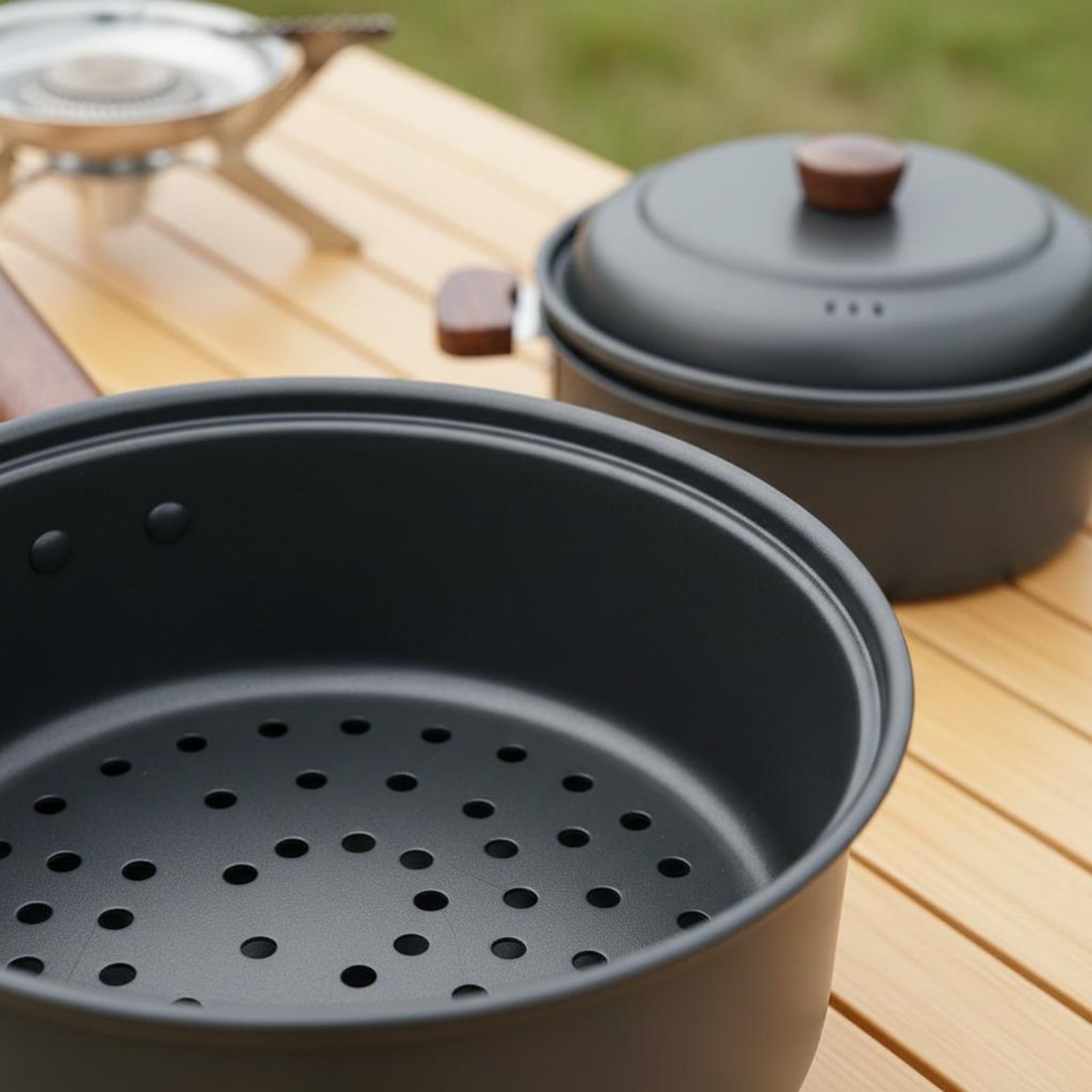 3 L 3L Outdoor Cooking Pot Lig - Nesting Camping Cooking Set avis et prix